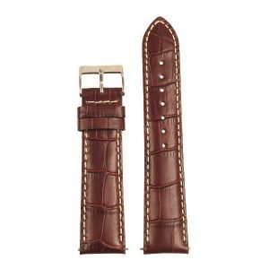 Correa de cuero croco premium 22 mm