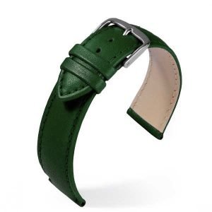 Malla de cuero de becerro verde oscuro