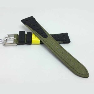 Correa de cuero y nylon 22 mm