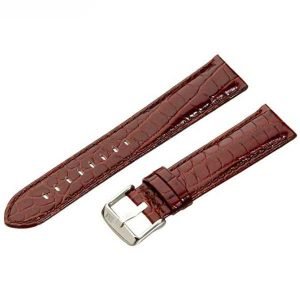 Malla de cuero croco premium suela 22 mm