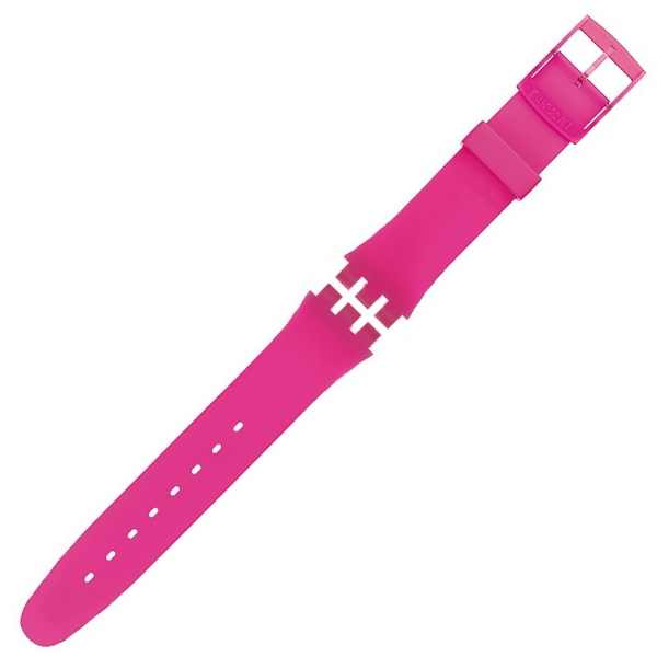 Correa Fucsia Compatible con SWATCH 17 mm