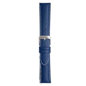 Malla para relojes de cuero azul