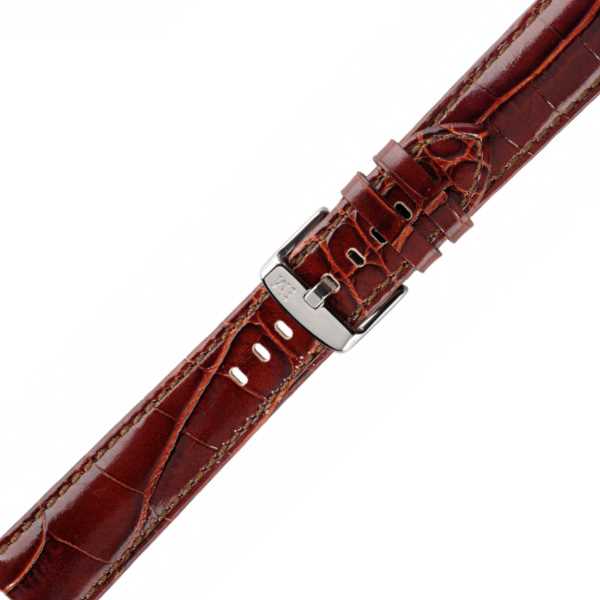 Malla de cuero croco premium suela 22 mm - Imagen 3