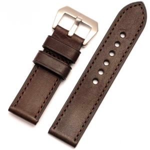 Malla para reloj cuero vintage compatible Panerai 22 mm