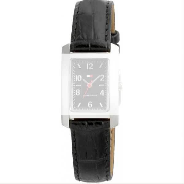 Correa de cuero TOMMY HILFIGER mujer croco 15 mm